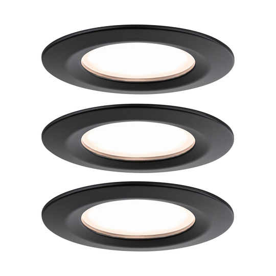 Paulmann Nova Plus Coin 3 IP44 2 700 K svart