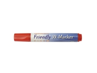 Permanent marker Ballograf Friendly, rund, 1 mm, rød