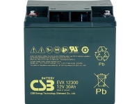 CSB Battery EVX 12300 EVX12300 Blybatteri 12 V 30 Ah Blyfleece (B x H x T) 166 x 175 x 125 mm M5 skruetilslutning Cyklusstabilt, Vedligeholdelsesfri, Lav