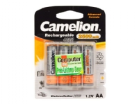Camelion NH-AA2500-BC4 - Batteri 4 x AA-typ - NiMH - (uppladdningsbara) - 2500 mAh