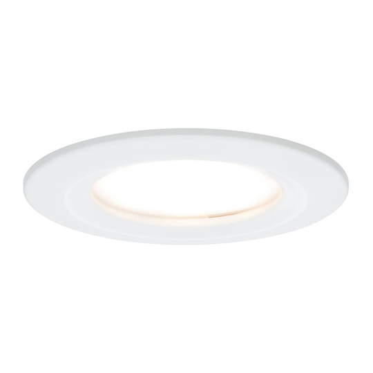 Paulmann 3-pack LED-spotlight Slim Coin dimbar vit