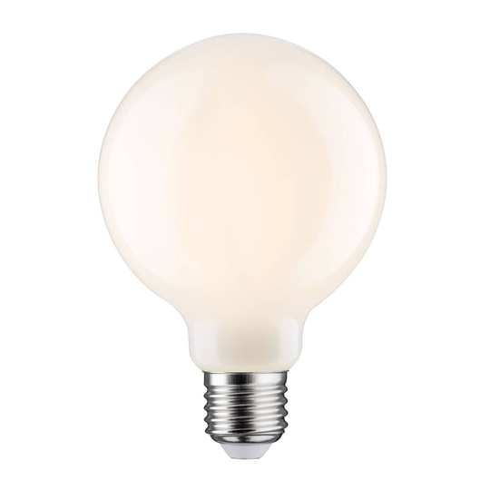 Paulmann LED-glob G95 E27 7,5W 827 opal dimbar