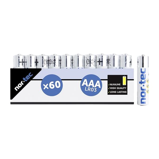Nor-Tec AAA-Batteri 60-pack