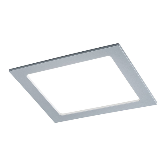 Paulmann LED-panel kantig 18W, 4 000K, krom
