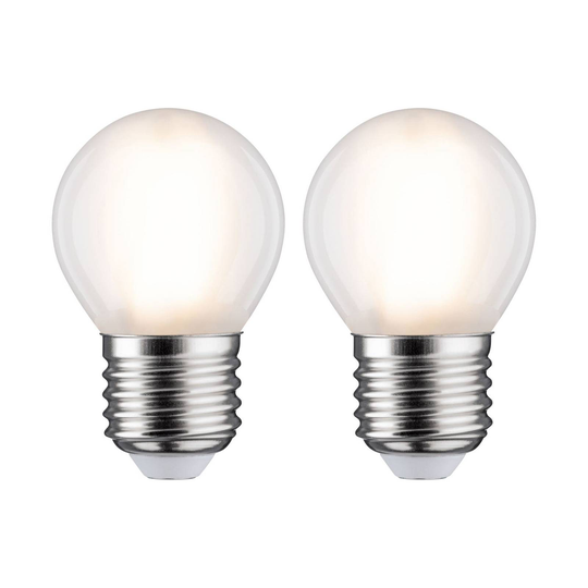 Paulmann LED-droppe E27 5W 2 700 K matt 2-pack