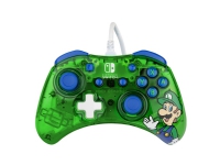PDP Rock Candy: Luigi Lime, Spelplatta, Nintendo Switch, D-pad, Menyknapp, Analog / Digital, Kabel, USB