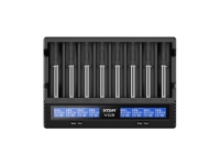 XTAR VC8 Cylinderbatterioplader til Li-ion- og NiMH-batterier