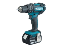 Makita DHP482 - Slagborr/skruvdragare - sladdlös - 2 hastigheter - nyckellös chuck 13 mm - 62 N·m - 3 batterier - 18 V