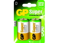 GP Batteries Super GP13A / LR20 D-batteri Alkali-mangan 1.5 V 2 stk