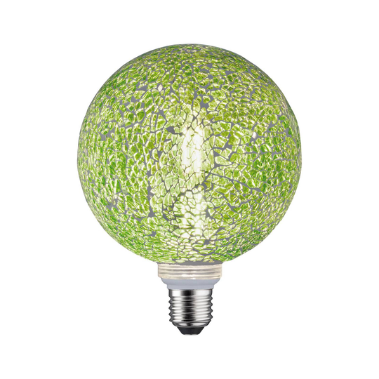 Paulmann E27 LED-Globe 5W Miracle Mosaic grön