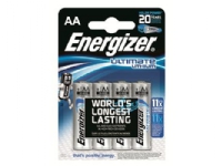 Batterier Energizer Ultimate Lithium AA, 1,5V, pakke a 4 stk.