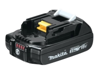 Makita BL1820B - Batteri - Li-Ion - 2 Ah - 36 Wh - för Makita DTD152RTJ, DTD157Z, DTW300RTJ, DTW300Z, DTW300ZJ, DUR368AZ