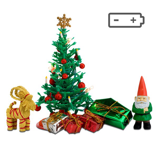 Lundby Julgransset, Batteri