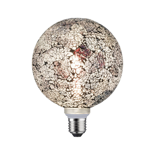 Paulmann E27 LED-Globe 5W Miracle Mosaic svart