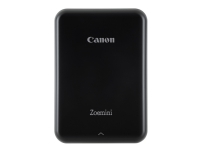 Canon Zoemini - Skrivare - färg - färgsublimering - 50.8 x 76.2 mm - 314 x 400 dpi - upp till 0.83 min/sida (mono)/ upp till 0.83 min/sida (färg) - kapacitet: 10 ark - Bluetooth 4.0 - svart