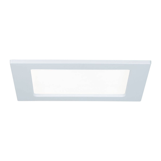 Paulmann LED-panel, kantig, 12W, 4 000 K, vit