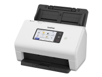 Brother ADS-4900W - Dokumentskanner - Dubbel CIS - Duplex - A4 - 600 dpi x 600 dpi - upp till 60 sidor/minut (mono) / upp till 60 sidor/minut (färg) - ADM (100 ark) - upp till 9000 scanningar per dag - USB 3.0, LAN, Wi-Fi(n), USB 2.0 (Host)