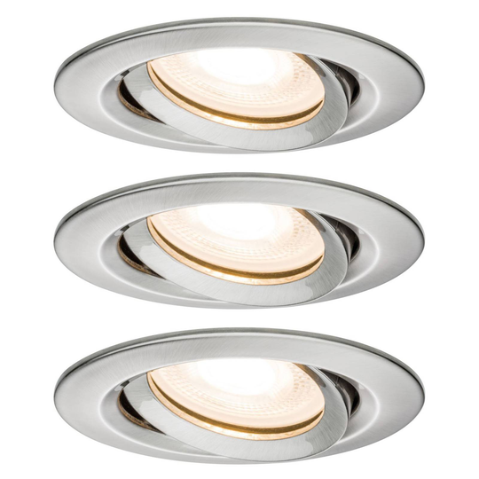Paulmann Nova LED-inbyggnadsspot, dimbar, järn