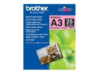 Brother BP - Matt - A3 (297 x 420 mm) - 145 g/m² - 25 ark papper - för Brother HL-J6000, MFC-J2340, J3540, J3940, J5630, J6580, J6583, J6983, J6995, J6997, J6999