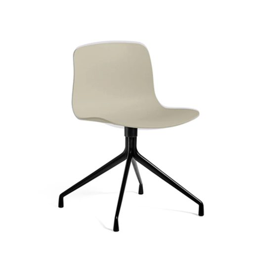HAY About a Chair 10 kontorsstol pastel green, svart stativ