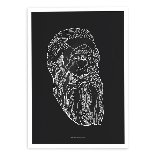 Bearded Man #1 50x70 cm