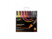 Marker Uni Posca Corner PC-5M-8 Warm Colors ass. farver - (8 stk.)