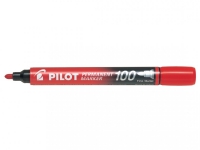 Marker Pilot 100 rød rund spids (stk.)