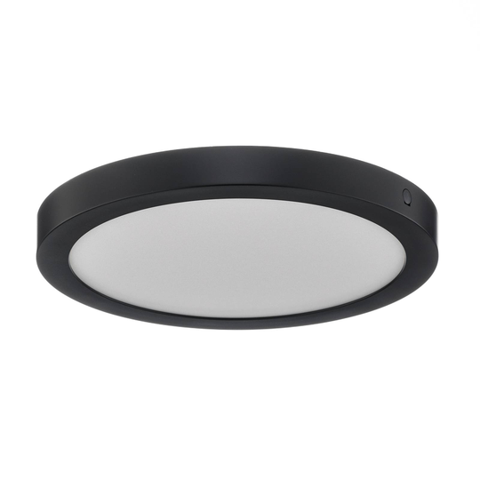 Paulmann Abia LED-panel rund, matt svart
