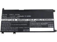 CoreParts - Batteri för bärbar dator - litiumjon - 3400 mAh - 51.7 Wh - svart - för Dell Inspiron 17 7778 2-in-1