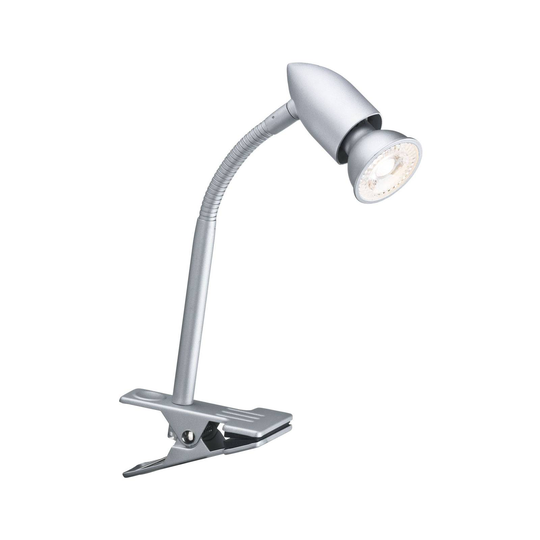 Paulmann Gesa klämlampa, krom matt