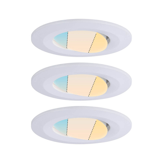 Paulmann LED-inbyggnadsspot Calla färgväxling 3