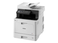 Brother MFC-L8690CDW - Multifunktionsskrivare - färg - laser - 215.9 x 355.6 mm (original) - A4/Legal (media) - upp till 31 sidor/minut (kopiering) - upp till 31 sidor/minut (utskrift) - 300 ark - 33.6 Kbps - USB 2.0, Gigabit LAN, Wi-Fi(n), USB-värd