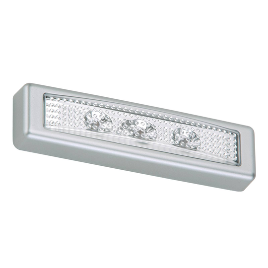 LED-Push-Light Lero med batterier och klisterpad