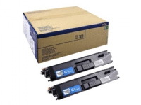 Brother TN900C - 2-pack - cyan - original - tonerkassett - för Brother HL-L9200CDWT, HL-L9300CDWT, HL-L9300CDWTT, MFC-L9550CDW, MFC-L9550CDWT