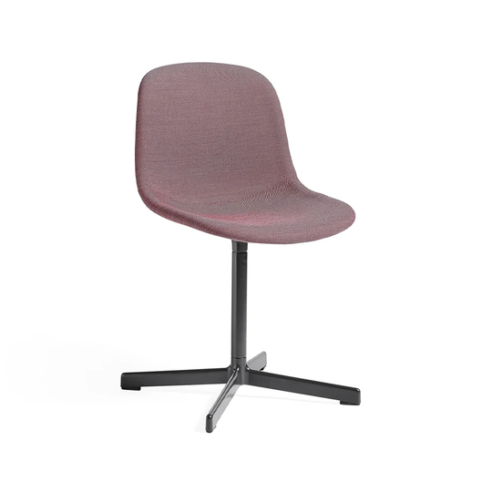 HAY Neu 10 Upholstery kontorsstol tyg surface by hay 650 red, snurrstativ i soft black