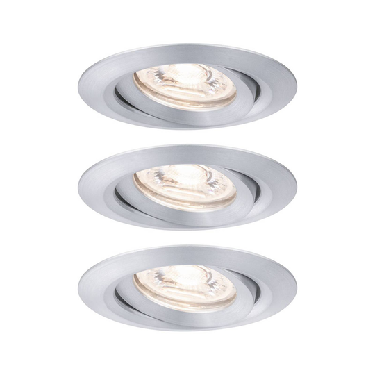 Paulmann Nova mini Plus LED easydim 3-pack alu