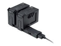 DJI FPV Fly More Kit - Batteriladdare - (2 st. intelligent flygbatteri) - Li-pol - 2000 mAh - 44.4 Wh - 6S - 3 x batterier laddas - för FPV
