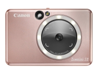 Canon Zoemini S2 - Digitalkamera - kompakt med omedelbar fotoskrivare - 8.0 MP - NFC, Bluetooth - guldrosa