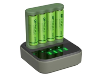 GP Batteries ReCyko B421, Nickel-metallhydrid (NiMH), AA, AAA, 4 styck, Batterier medföljer
