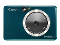 Canon Zoemini S2 - Digitalkamera - kompakt med omedelbar fotoskrivare - 8.0 MP - NFC, Bluetooth - blågrön