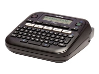 Brother P-Touch PT-D210 - Etikettskrivare - svartvit - termisk överföring - Rulle (1,2 cm) - 180 dpi - upp till 20 mm/sek - tvåradig utskrift