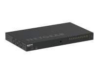 NETGEAR AV Line M4250-10G2XF-PoE++ - Switch - L3 - Administrerad - 10 x 10/100/1000 (8 PoE++) + 2 x 10 Gigabit SFP+ - sida till sida luftflöde - rackmonterbar - PoE++ (720 W)