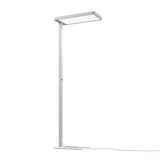 RZB Navona golvlampa till kontor, 840, sensor, vit