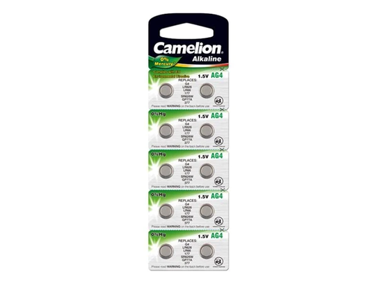 Camelion AG4 / 376 / 377 / LR66 Knappcellsbatteri 10-pack