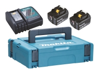 Makita PowerPack LXT - Batteriladdare + batteri 2 x - Li-Ion - 5 Ah - 90 Wh