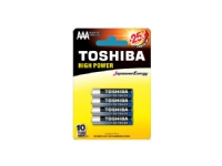 Toshiba LR03GCP BP-4, Single-use battery, AAA, Alkalisk, 1,5 V, Hög, Multifärg