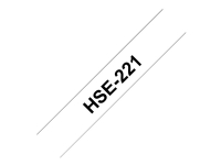 Brother HSe-221 - Svart på vitt - Rulle (0,88 cm x 1,5 m) 1 rulle (rullar) rör - för P-Touch PT-D600, D800, E500, E550, E800, H101, P750, P900, P950 P-Touch EDGE PT-P750