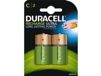 Duracell Recharge Ultra - Batteri 2 x C - NiMH - (uppladdningsbara) - 3000 mAh