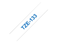 Brother TZe-133 - blå på klar 12mm x 8m