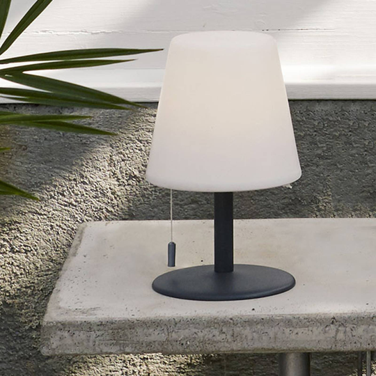 LED-bordslampa Gardenlight Kreta, batteri 26,5 cm